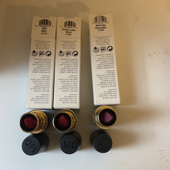 Bundle of 3 OPI lip Colour - Picture 4 of 4
